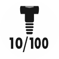 Imbusová skrutka 10/100