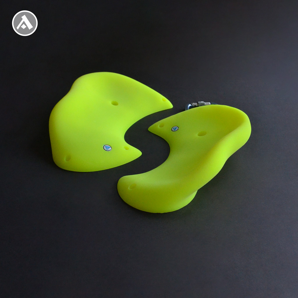 Corals - 2pcs of Roof-jugs holds, Anatomic Climbing Holds