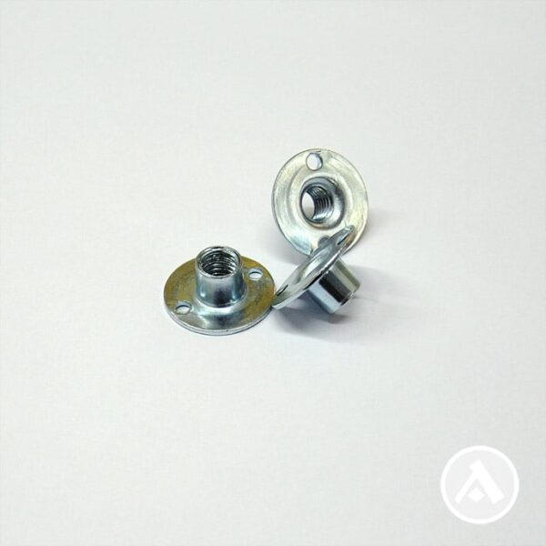 Round Base T-nut M10 with holes