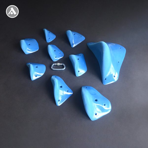 Monte - All holds feature a dual-texture surface, adding more route-setting possibilities